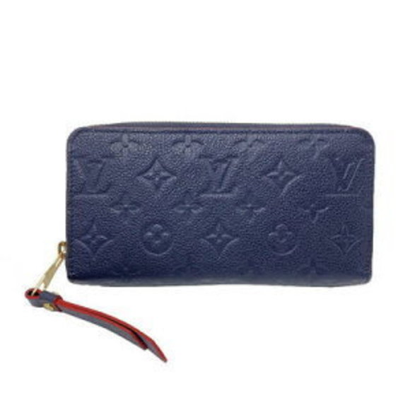 Louis Vuitton Zippy Wallet Empreinte Marine Rouge - Picture 1 of 7